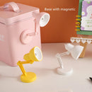 Axyaa Mini Desk Lamp: Foldable Magnetic Night Light with Clip, Eye Protection, Study and Reading Bedside Light.