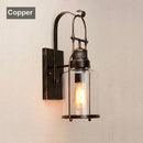 Axyaa Loft Glass Wall Lamp for Bedroom Aisle Restaurant Cafe Bedside Stairway Balcony