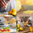 Axyaa Stainless Steel Grater Zester Slicer Chopper Peeler Cutter Kitchen Gadgets