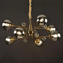 Axyaa Luxury Glass Ball LED Chandelier for Indoor Living Room, Kitchen, Bedroom