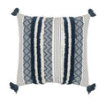 Axyaa Boho Decor Tufted Jacquard Pillow Cover for Home Sofa Bed