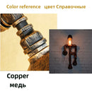 Axyaa Personality Robot Wall Lamp Industrial Style for Home, Restaurant, Bar, and Cafe