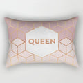 Axyaa Rectangle Lumbar Cushion Cover for Home Sofa Decoration