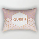 Axyaa Rectangle Lumbar Cushion Cover for Home Sofa Decoration