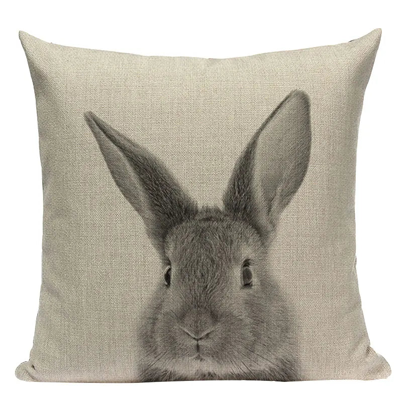 Axyaa Animal Print Cushion Covers - High Quality Decorative Pillows for Sofa