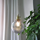 Axyaa Modern Japanese Style Glass Ceiling Chandelier with LED Pendant Lights