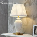 Axyaa Ceramic Night Light Lamp for Bedroom Decor