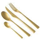 Axya Vintage Stainless Steel Flatware Set - 4pcs Fork and Spoon