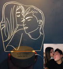 Axyaa Personalized 3D Night Light Lamp for Girlfriend, Mother's Day Birthday Gift
