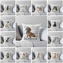 Axyaa Dachshund Dog Velvet Cushion Cover for Living Room Sofa - Home Decor Pillowcase