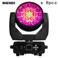 Axyaa Beam+Wash RGBW Zoom Moving Head Lights 19x15W for DJ Party Stage Disco