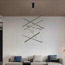 Axyaa 3-Light Ladder Chandelier: Stylish LED Lighting for Living, Dining, and Kitchen