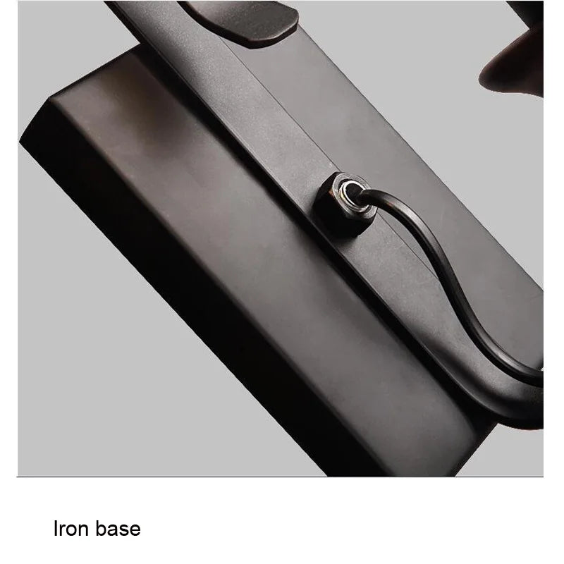 Axyaa Industrial Glass Wall Light for Restaurant Corridor Bedroom Living Room