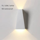 Axyaa Modern Waterproof Dual Head 10W LED Wall Lamp Fixture for Bedroom Foyer Hall