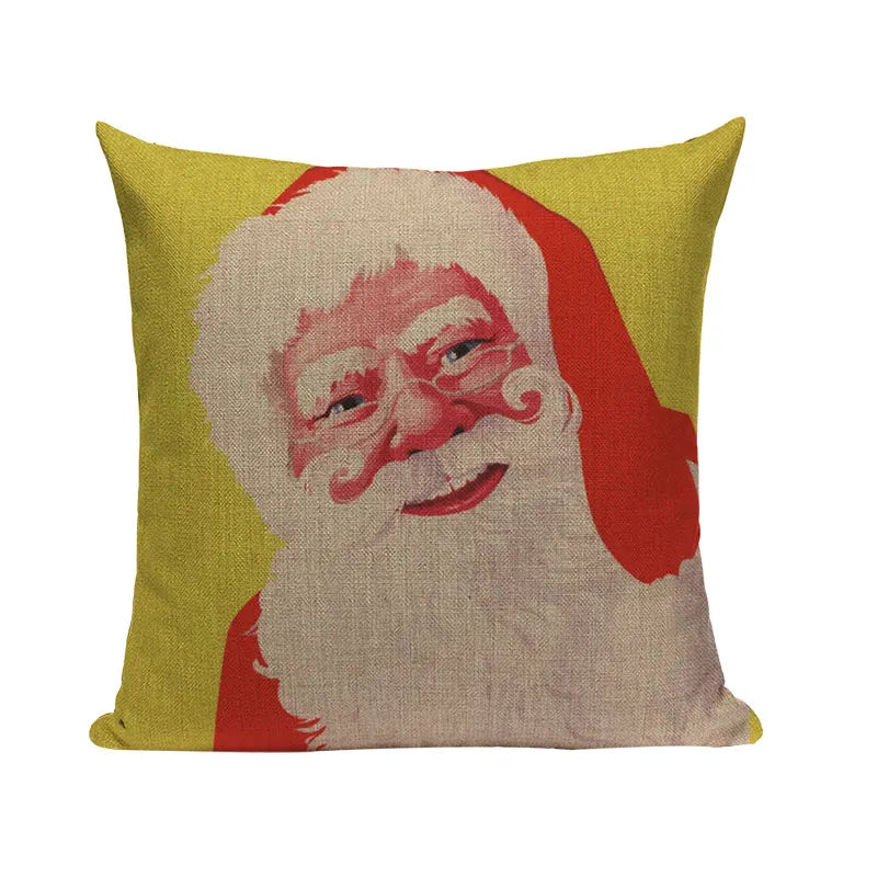 Axyaa Christmas Birthday Cushion Cover 45X45cm - Bedroom Sofa Decor Cojines