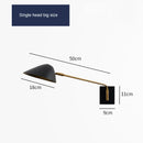 Axyaa Duckbill Wall Sconce: Nordic Design Rotatable Arm Indoor Wall Lamp for Modern G9 Living Room