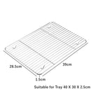 Axyaa Stainless Steel Baking Tray & Cooling Rack Set - Nonstick Oven Pan & Kitchen Bakeware