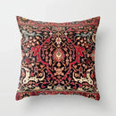 Axyaa Ethnic Style Short Plush Pillow Cover - Chinese Printing Sofa Cushion Cover