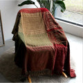 Axyaa Retro Patchwork Sofa Throw Blanket 220x260cm
