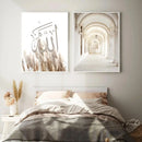 Axyaa Moroccan Mosque Door Canvas Print Wall Art Decoration