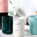 Axya Marble Pattern Ceramic Bathroom Set