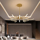 Axyaa Modern LED Matte Black/White Ceiling Light for Living Room Bedroom