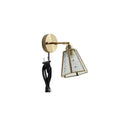 Axyaa Copper LED Glass Wall Sconce Nordic Modern Light