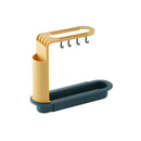 Adjustable Sink Drain Rack Storage Shelf Sponge Holder Axyaa Kitchen Gadget