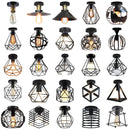 Axyaa Industrial Cage Ceiling Light for Living Room Kitchen Loft Decor.