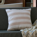 Axyaa Black Beige Pink Stripe Linen Cushion Cover 45x45cm 30x50cm Home Decor