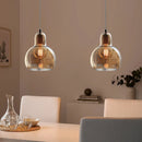 Modern Nordic Glass Pendant Light by Axyaa - E27 LED Hanging Lamp for Indoor Decoration