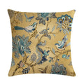Axyaa Bird Print Cotton Linen Cushion Cover 45X45cm
