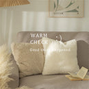 Axyaa Faux Fur Pillow Cover 45*45 Nordic Home Decor Sofa Living Room Cozy Plush Pillowcases