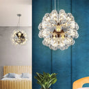 Axyaa Nordic Glass Bubble Lamp - LED Hanging Light for Home Décor