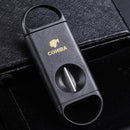 Axya Stainless Steel Cigar Cutter - Sharp Guillotine V-Cut Clipper