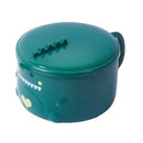 Axyaa Cute Dinosaur Stainless Steel Noodle Bowl with Lid - Portable Lunch Box