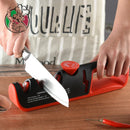 Axya Kitchen Knife Sharpener Set - Professional Manual Whetstone Duo