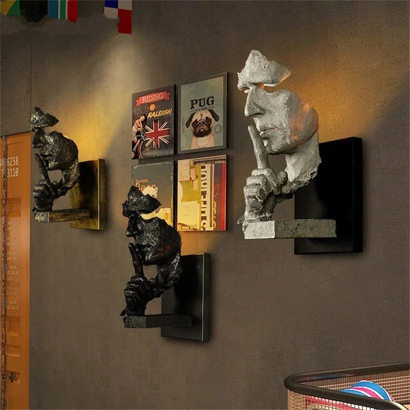 Axyaa Retro Industrial Style Wall Sconce for Bar Restaurant and Villa Decor