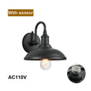 Axyaa Retro Outdoor Induction Wall Lamp for Villa Courtyard and Garden