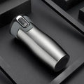 Axyaa 450Ml Thermos Coffee Mug - High-End Business Cup Vacuum Flask, Insulated Water Bottle