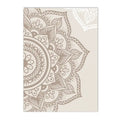 Axyaa Bohemian Floral Beige Canvas Print Yoga Zen Wall Art Poster Decor