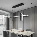 Axyaa Nordic Modern LED Pendant Lights in Matte Black/White/Gold Finish