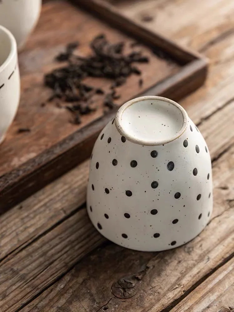 Axya Ceramic Teacup Set, 150ml Creative Coffee Drinking Cups