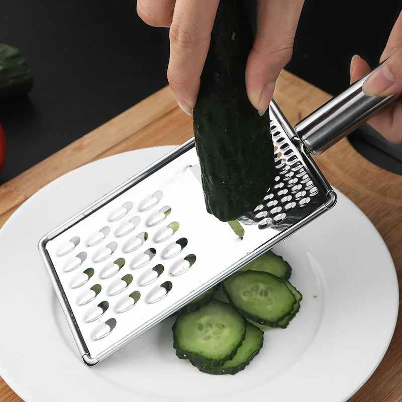 Axyaa Stainless Steel Grater Peeler Slicer Crusher Kitchen Gadget