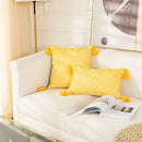 Axyaa Geometric Embroidered Cotton Pillow Covers - Set of 2