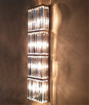 Axyaa Crystal Wall Sconce LED Light: Elegant Bedroom Lighting
