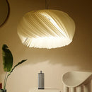 Axyaa Modern White Acrylic Chandelier for Elegant Spaces