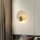 Axya Copper Round Wall Lamp for Bedroom and Living Room