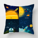 Axyaa Space Dream Decorative Sofa Cushion Cover Alien Astronaut Throw Pillows