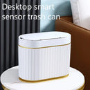 Axyaa Mini Smart Sensor Trash Can - Light Luxury Desk Basket Bucket